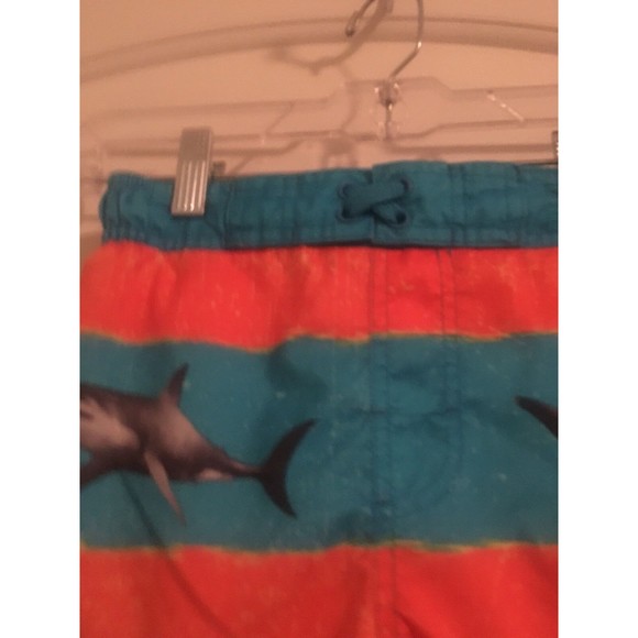 1Pc Wonder Nation Boys Print Striped Lined Swim Shorts Size Medium Multicolor - Picture 3 of 4